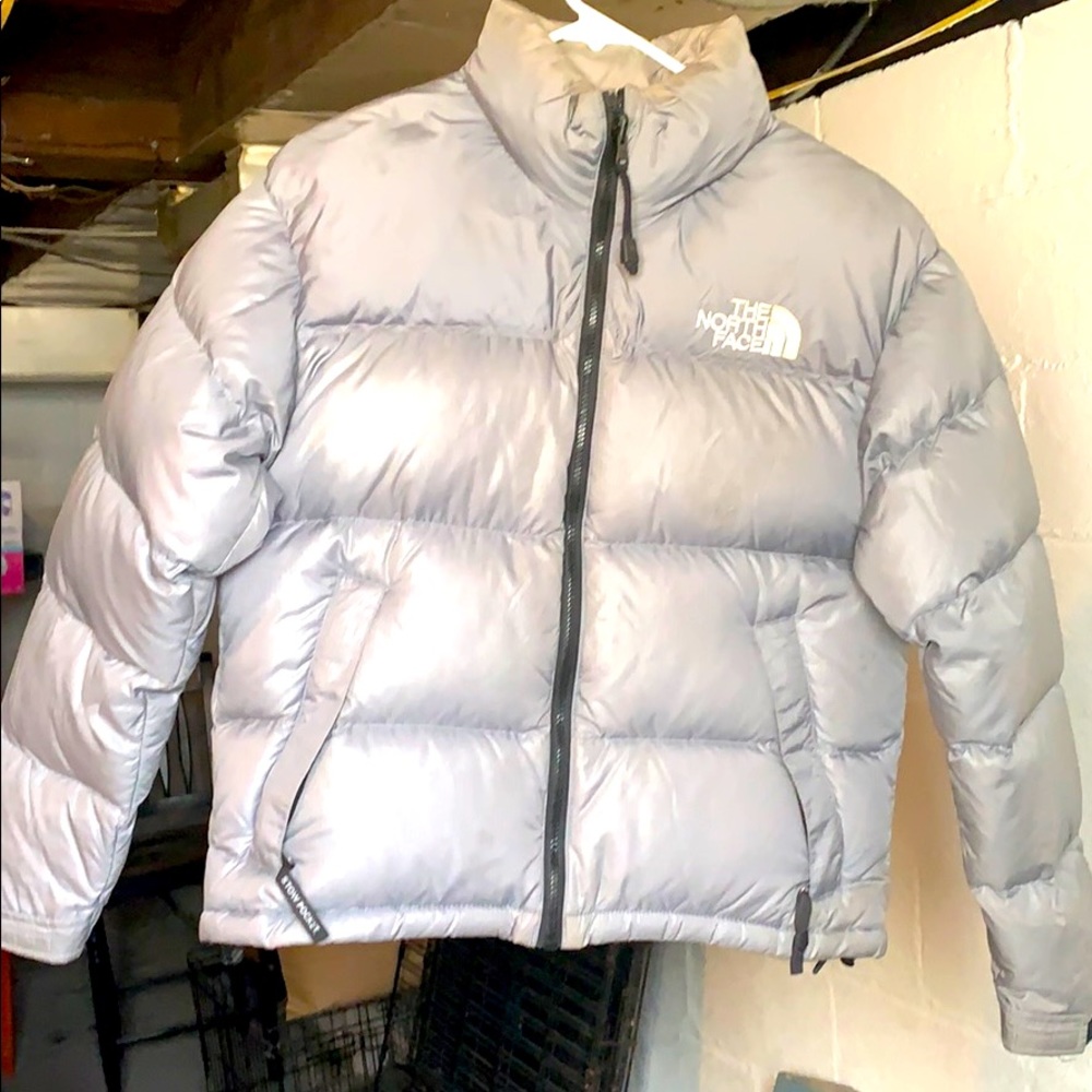 Womens Small Grey North Face down puffer